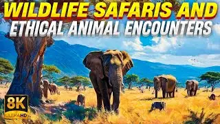 Wildlife safaris and ethical animal encounters  || Panva Travel || 8K HDR