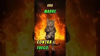 La gata heroina que desafi&oacute; el infierno 😼🔥 #hero&iacute;na #animales