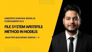 fs.writeFile() in Node.js 🔥 | Write Files Easily (Async vs Sync Explained)