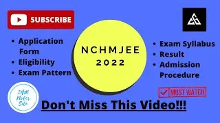Hotel Management Entrance Exam in 2022| NCHM-JEE 2022 Preparation| How to prepare for NCHM-JEE Exam|