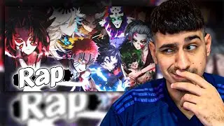 REACCIONANDO a Lunas Superiores Macro Rap | RAPLINE | Kimetsu No Yaiba - YuriRaps