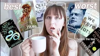 BEST AND WORST BOOKS OF 2022 📖(reading year recap) bookish tea thoughts + fantasy recs