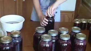 How to can whole blueberries Part 3