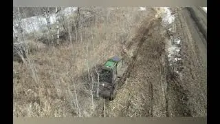 Gyro-trac mulching with GT-18!