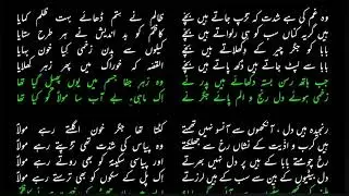 Noha marsiya | marsiya shahadat imam musa kazim 2026 | 25 rajab new marsiya 2026 | trending | viral