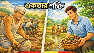 একতাই বল | Unity Is Power &ndash; Powerful Moral Story of a Village।। Bengali moral Story। New cartun 2026