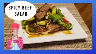 Spicy Beef Salad How to make (Yam Neua Yang)