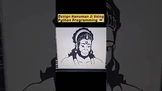 Design Hanuman Ji Using Python Programming 