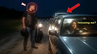 Her Car Died at Night &mdash; The Biker Who Stopped Behind Her Saved Her Life