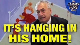 SUPER CREEPY PEDO Art Hanging In Clinton Advisor &rsquo;s Home!