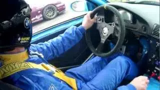 Drift avec Frank Lagalice au Gymkhana Grid Monster Energy 2012  testanddriving.fr