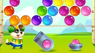 Bubble Shooter Madness with Duddu the Virtual Dog!