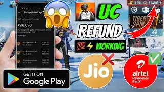 100% Working - 1900 Rs UC Refund Trick🔥| BGMi Uc Refund Using Jio Finance App | Uc Refund Play Store