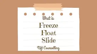 What is Freeze, Float, Slide | NIFT Seat Allotment | NIFT Counselling | NIFT 2025