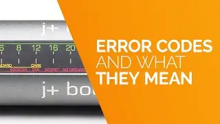 Understanding J+ BOOSTER 2 Error Codes: Troubleshooting Made Easy