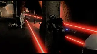 GTA V - Clonetroopers vs gangs Firefight on Chiliad Missile Secret Base (NPC war) (Epilepsy Warning)