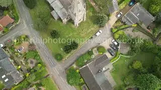 Saint Andrew&rsquo;s church, Walgrave Northamptonshire, aerial video shot with DJI drone, improved sound