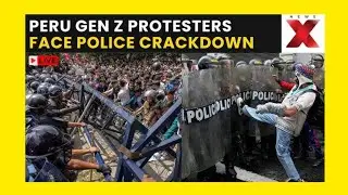 PERU PROTESTS  LIVE:🚨 POLICE CLASH WITH GEN _Z PROTESTERS IN LIMA / TEAR GAZ FIRE