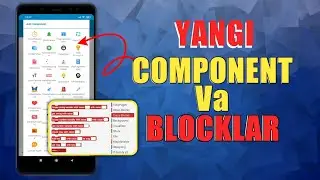 Yangi komponent va Blocklar SKETCHWARE PRO UCHUN yuklash//uz