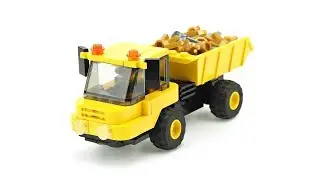LEGO Articulated Dump Truck. MOC Building Instructions
