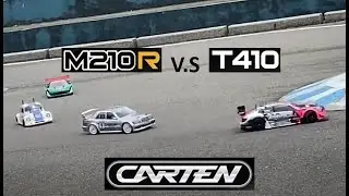 Carten M210R vs T410 / M-chassis vs 1/10 Touring car