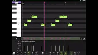 Using the mobile Vocaloid editor! :D