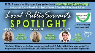 TOUC Presents: Local Public Servants Spotlight - Tosca Sweeney - Town of Ulster Comptroller