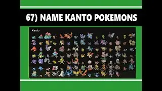 (Day 67) Naming all 151 Kanto Pokemons in dex order ... beat my score...