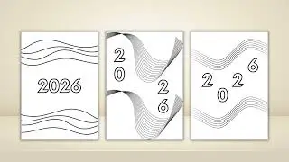 📓 2026 Title Page Journal Set | 91 Pages | A4, Letter & A5 | Dotted & No Dots | Black & White