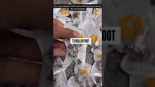 Best foot for leather and denim? T3 roller foot!#viralreels #viralvideo  #SewingTool  #StitchPartner