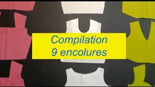 Compilation 9 encolures avec parementures assorties
