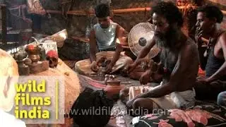 Indian seer performing black magic!