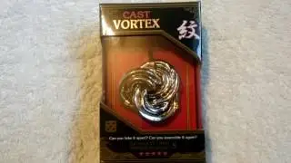 Hanayama Cast Puzzle Metal Puzzle Cast VORTEX Difficulty Level 5 Sealed Box View 28.10.16