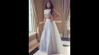 A-Line/Princess Bateau Sleeveless Tulle Floor-Length Beading Two Piece Dresses - Hebeos