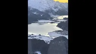 Swiss Airport flight Samedan LSZS St. Moritz