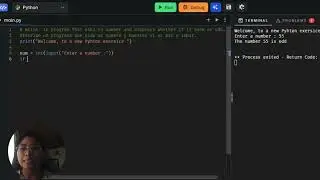 Número par e impar en Python.