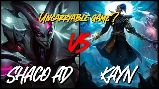 Shaco AD Jungle vs Kayn (Uncarryable) - S15 League of Legends Full Gameplay - Casual Shaco Player