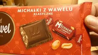 Wawel Michałki z Wawelu Klasyczne Czekolada z nadzieniem orzechowym 87g