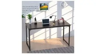 Foxemart Writing Computer Desk Modern Sturdy Office Desk PC Laptop Notebook