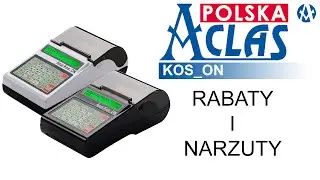 Jak na kasie fiskalnej ACLAS KOS_ON stosować rabaty i narzuty