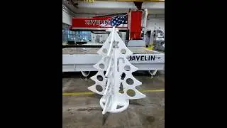Cutting a Freestanding Stone Christmas Tree🌲