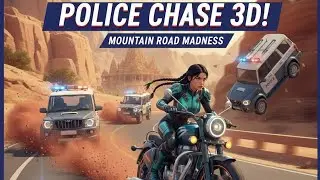 Indian bike driving 3D New mode police chase 😱