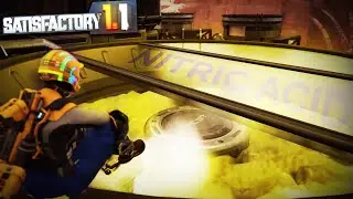 BLITZING TIER 8 to make NITRIC ACID! - SATISFACTORY 1.1!