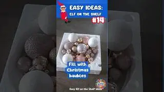 Easy Elf on the Shelf Ideas - Jingle Bell Ball Pit #elfontheshelfideas #elfideas