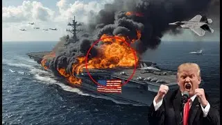 25 minutes ago! Russian naval elite forces successfully destroyed the largest US aircraft carrier
