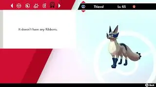 Shiny Thievul - Crown Tundra DLC - Pokemon Sword & Shield