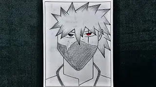 Kakashi Hatake Easy drawing video|| How to draw easy kakashi Hatake Drawing 