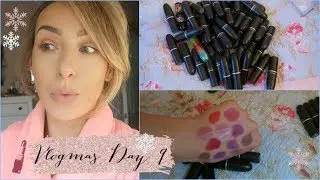 DECLUTTER HALF MY MAC LIPSTICKS | VLOGMAS DAY 9