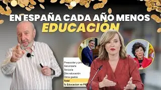 En Espa&ntilde;a, cada a&ntilde;o menos Educaci&oacute;n