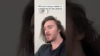 POV you just got roasted by a woman but it&rsquo;s your podcast #shorts #comedy #funny